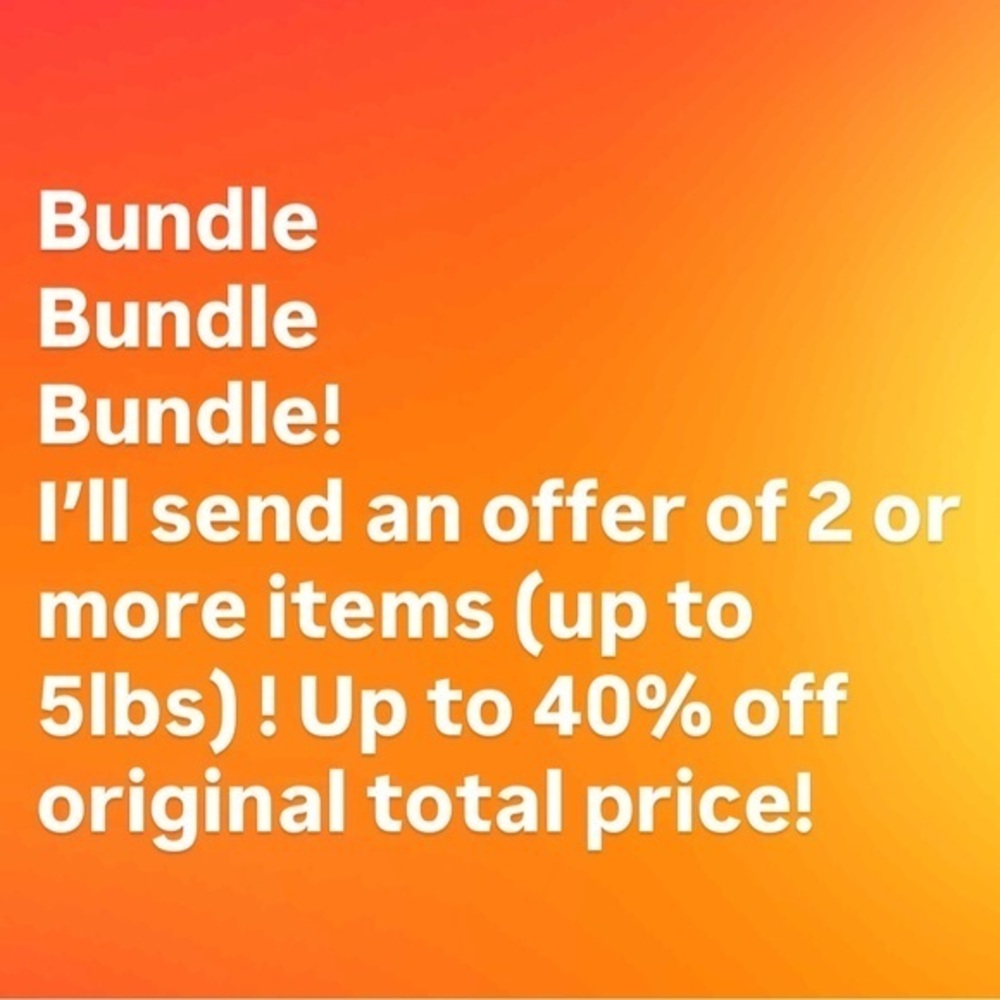 Look through my closet and pick and bundle a few items for a great discount!